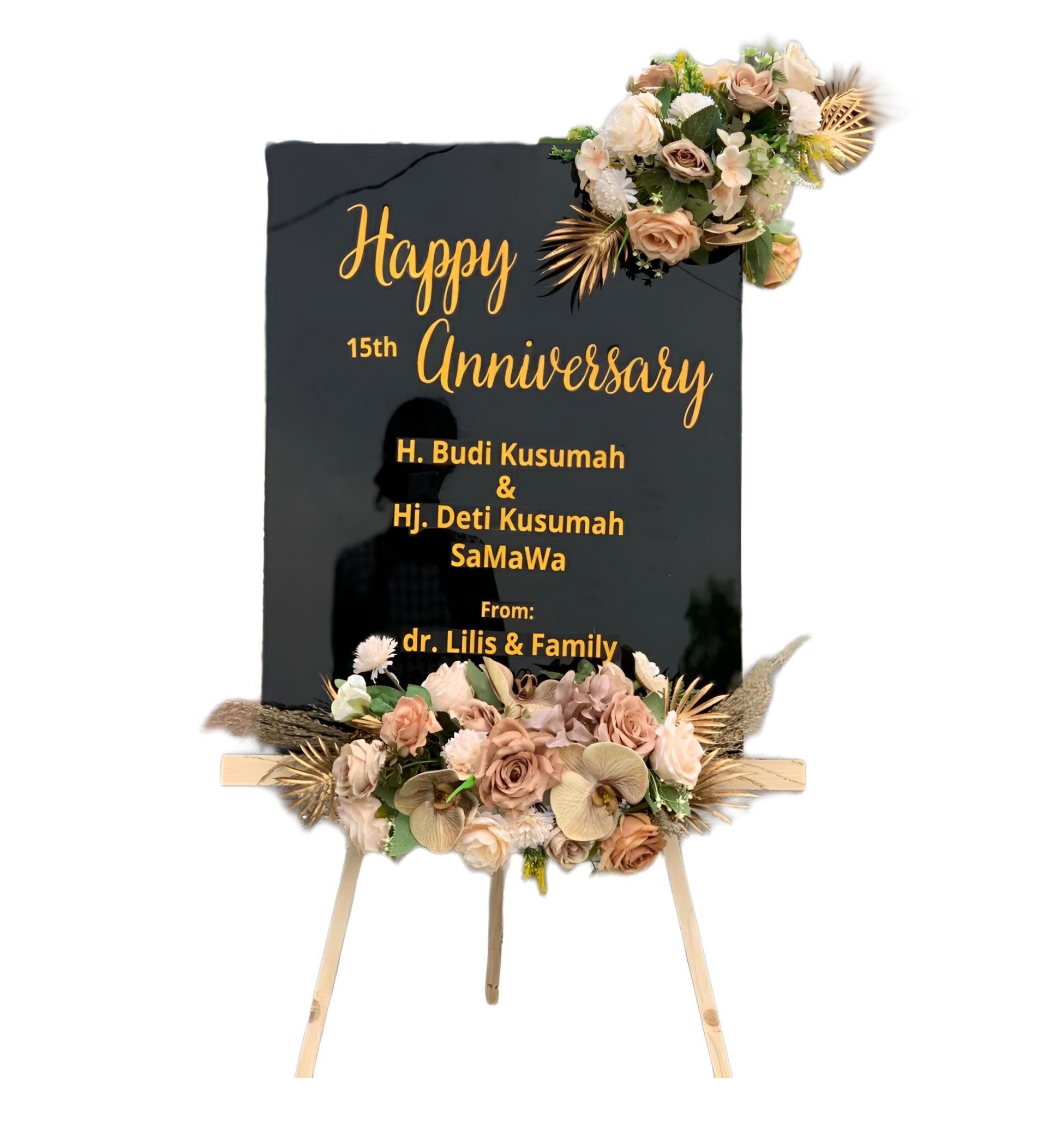 Papan Bunga Akrilik Bandung