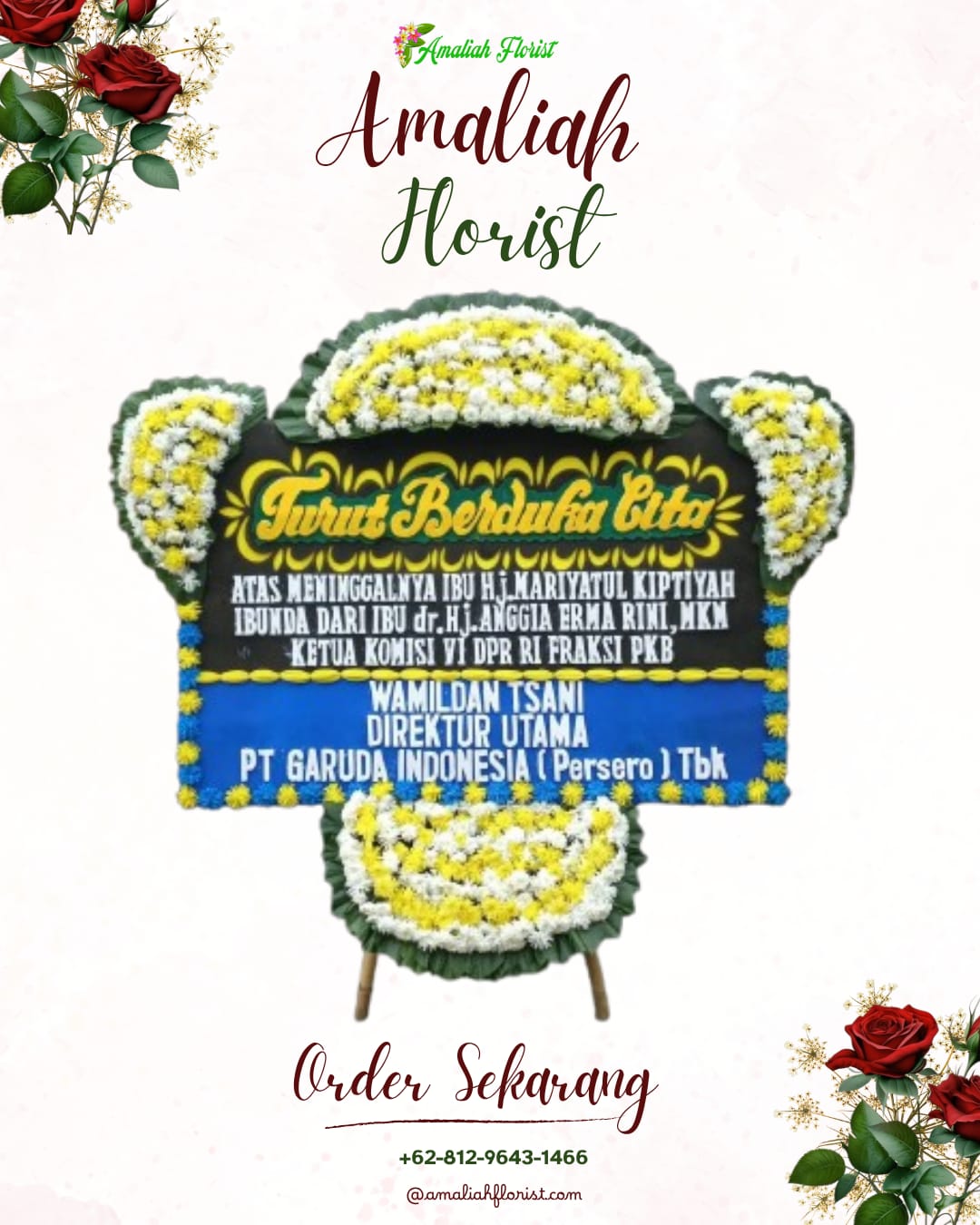 Papan Bunga Duka Bandung